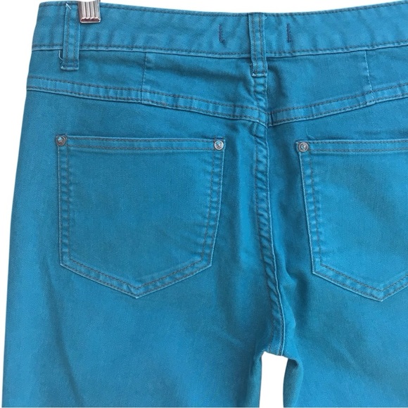 Free People Turquoise Denim Jeans Size 27 NEW - Picture 2 of 6
